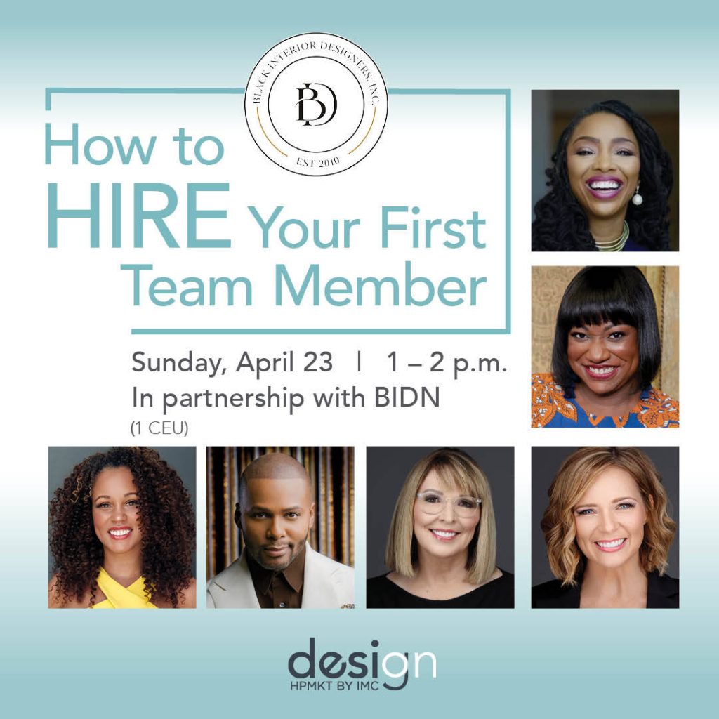 How to Hire Your First Team Member: Gail Doby & Erin Weir at DesignOnHPMKT by IMC with BIDN Image