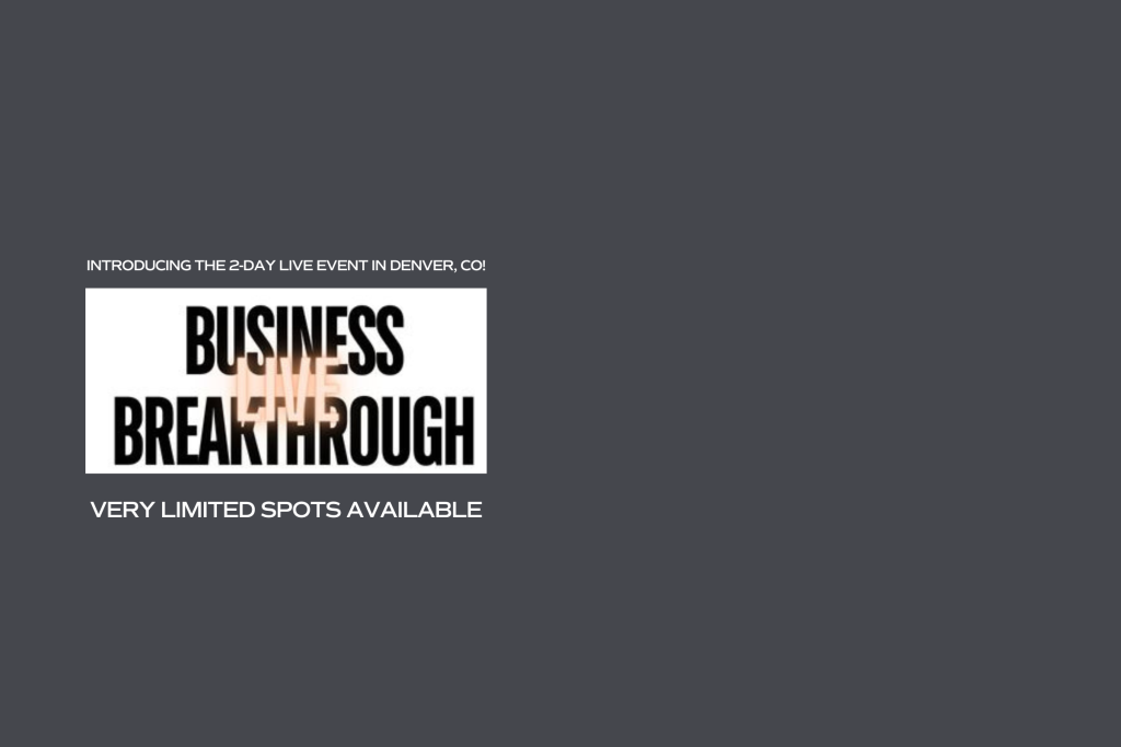 Business Breakthrough Live Image