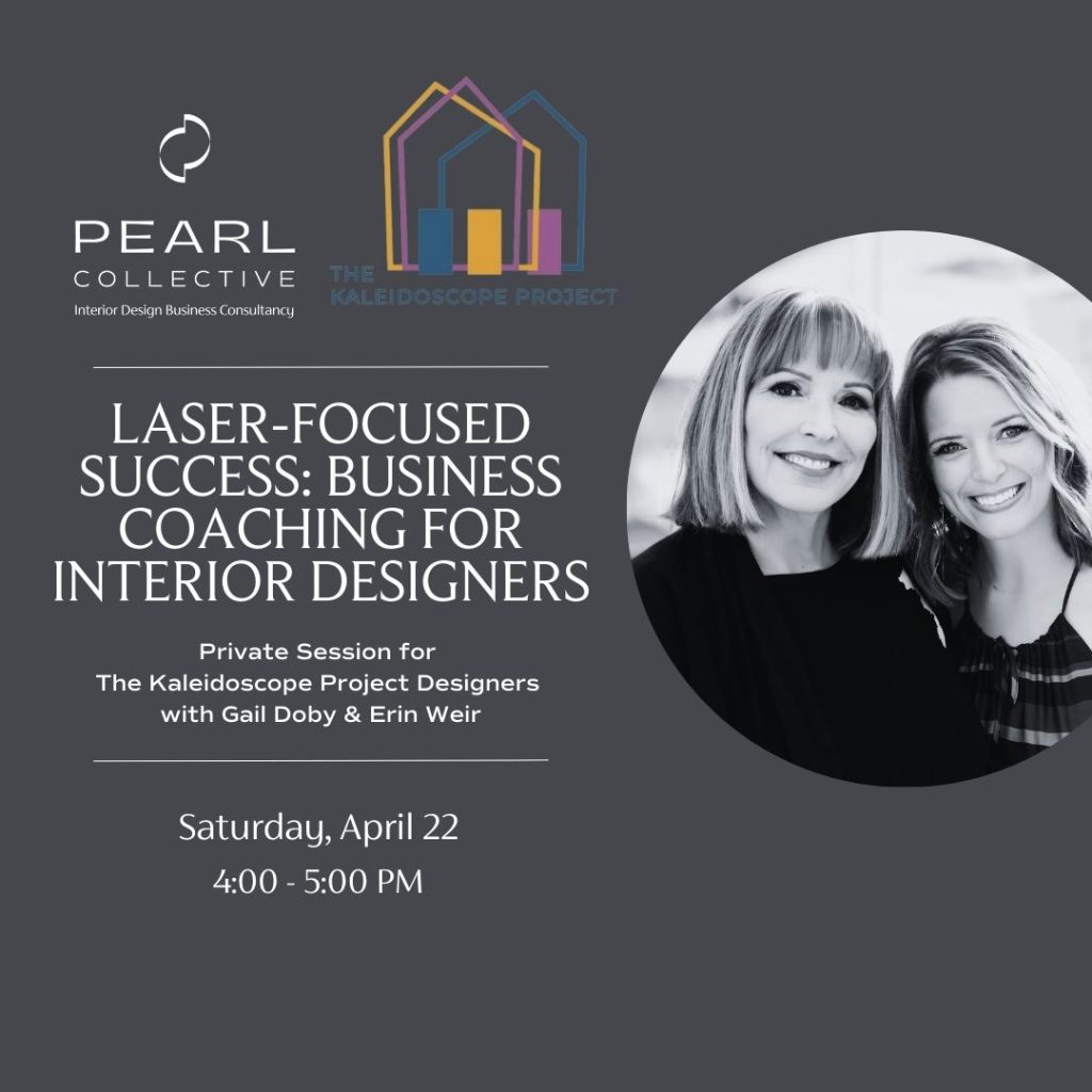 Laser-Focused Success: Business Coaching for Interior Design Leaders (Private Event) Image