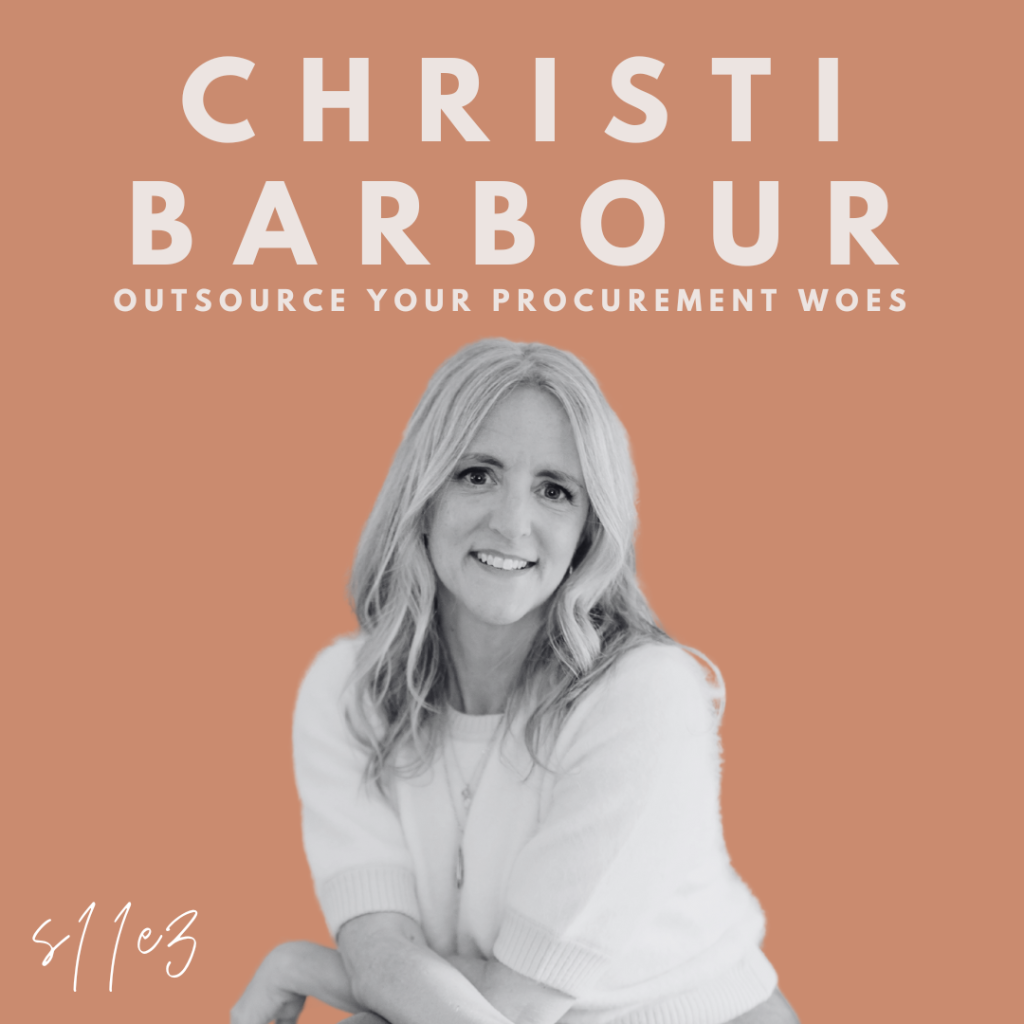 Outsource Your Procurement Woes (Christi Barbour)